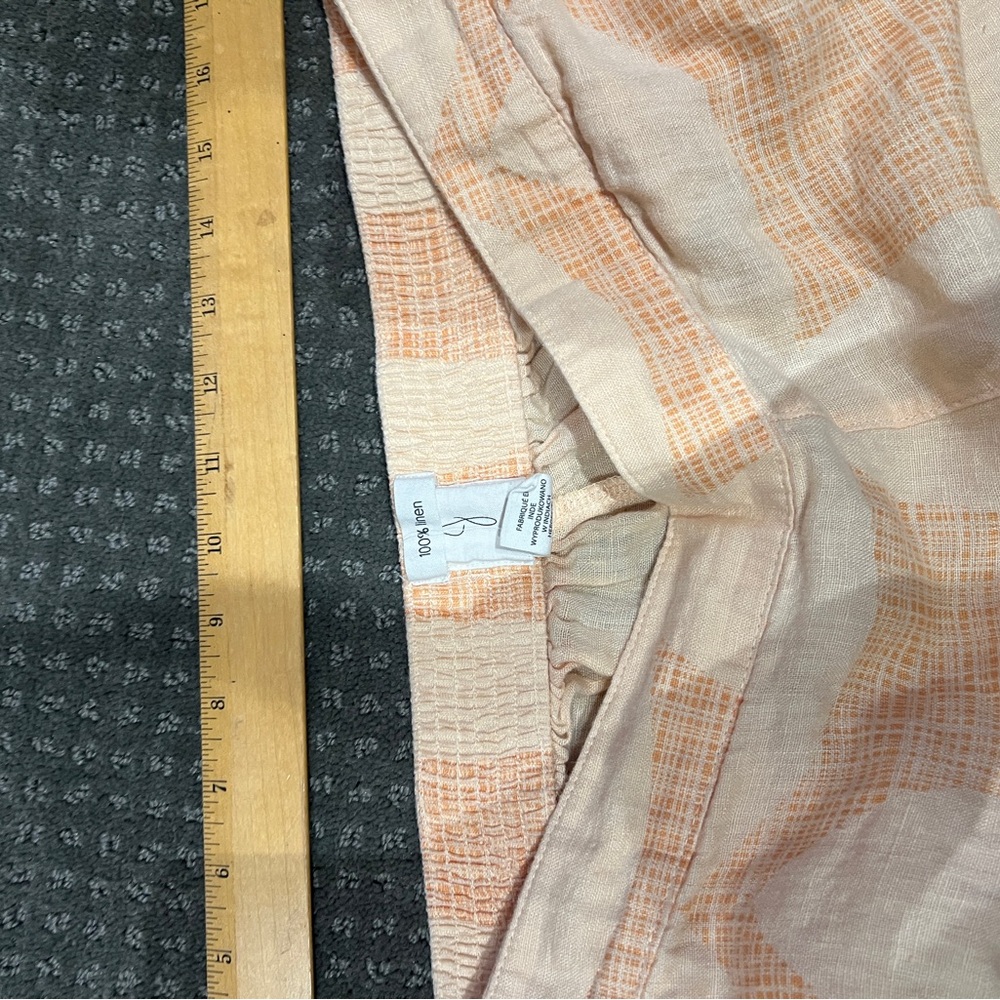 Joie Peach & Cream Printed Capris - Picture 5 of 5